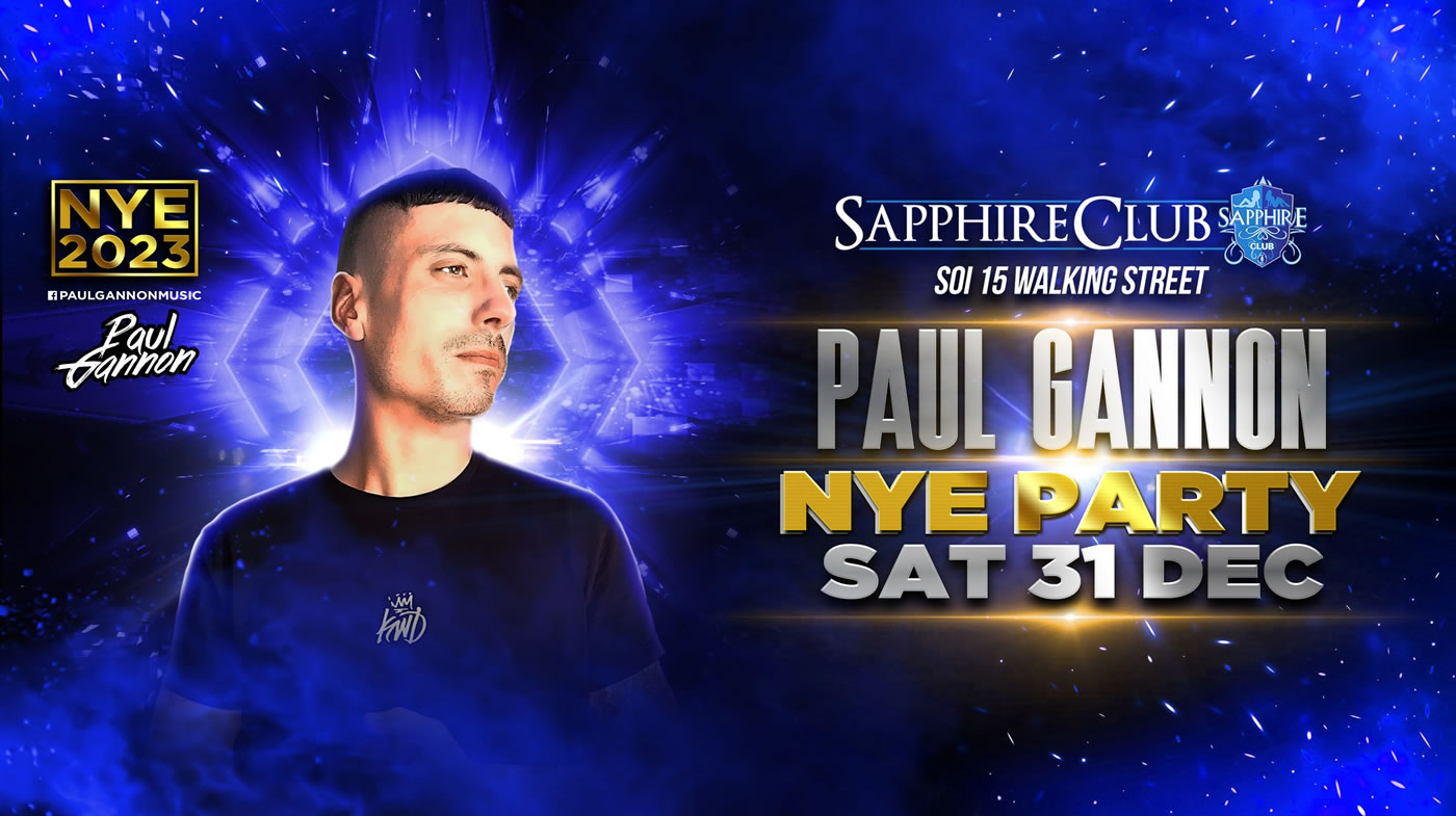 New Year’s Eve at Sapphire // featuring DJ Paul Gannon