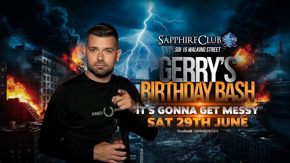 Gerry’s Birthday, Saturday  29th June 2024