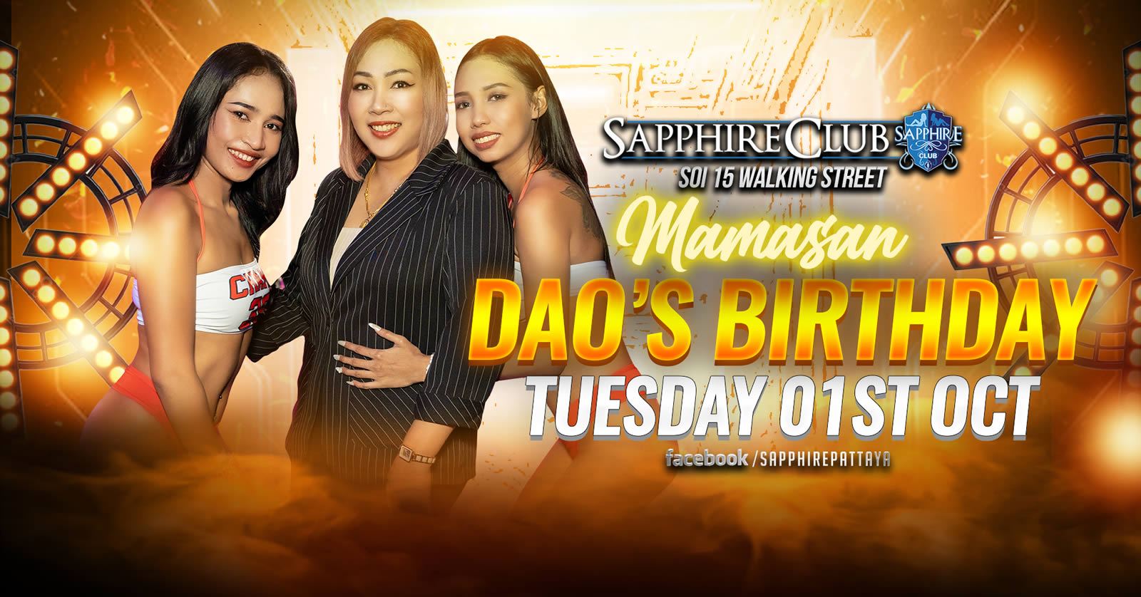 Mamasan Dao’s Birthday Party Tuesday 1st October