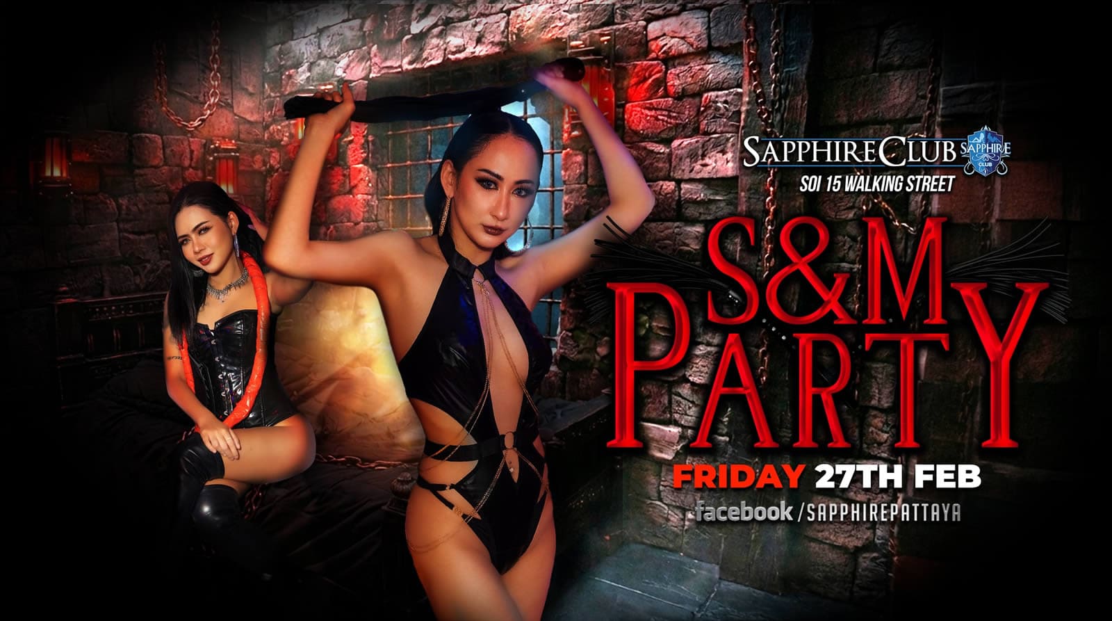 Sapphire S&M Party. Fri, Feb 27th